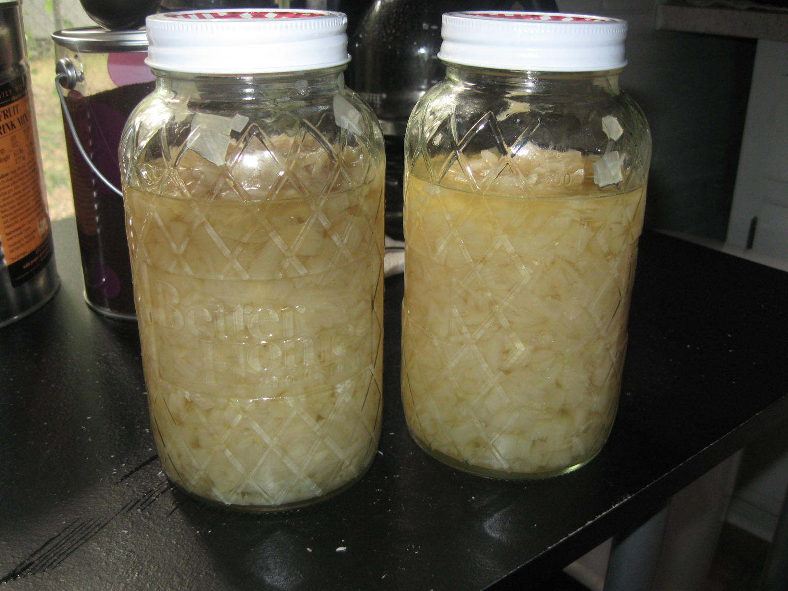 Preparation and survival Canning onions