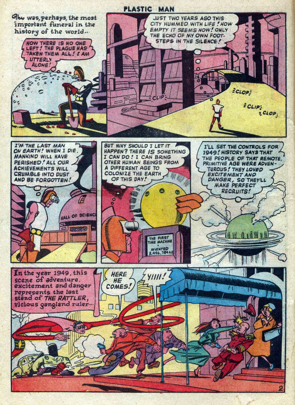 Read online Plastic Man (1943) comic -  Issue #17 - 4