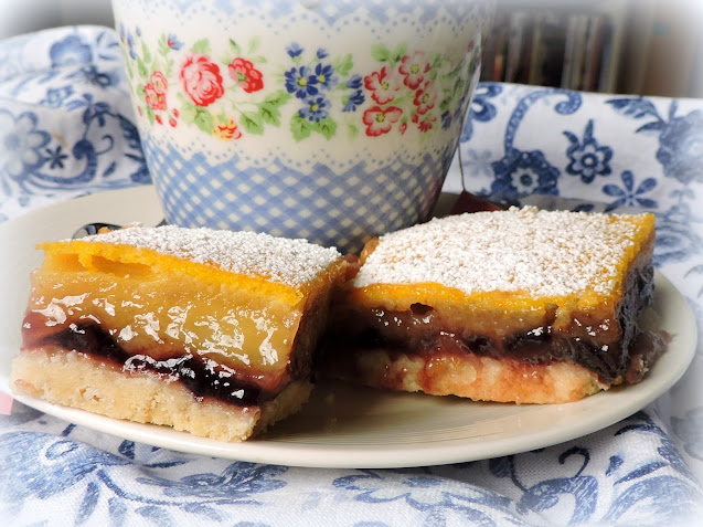 Lemon & Blackberry Slice