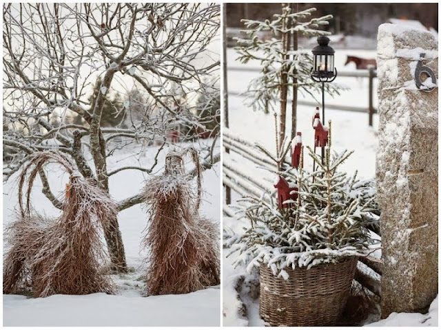 dippeldi + scribble: Weihnachtszeit - Weihnachten im Garten