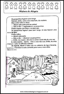 Projeto História dos três porquinhos