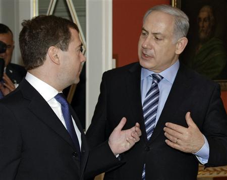 Netanyahu y Medvedev Netanyahu y Medvedev