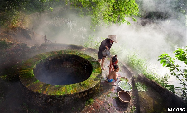 Kết quả hình ảnh cho giếng làng
