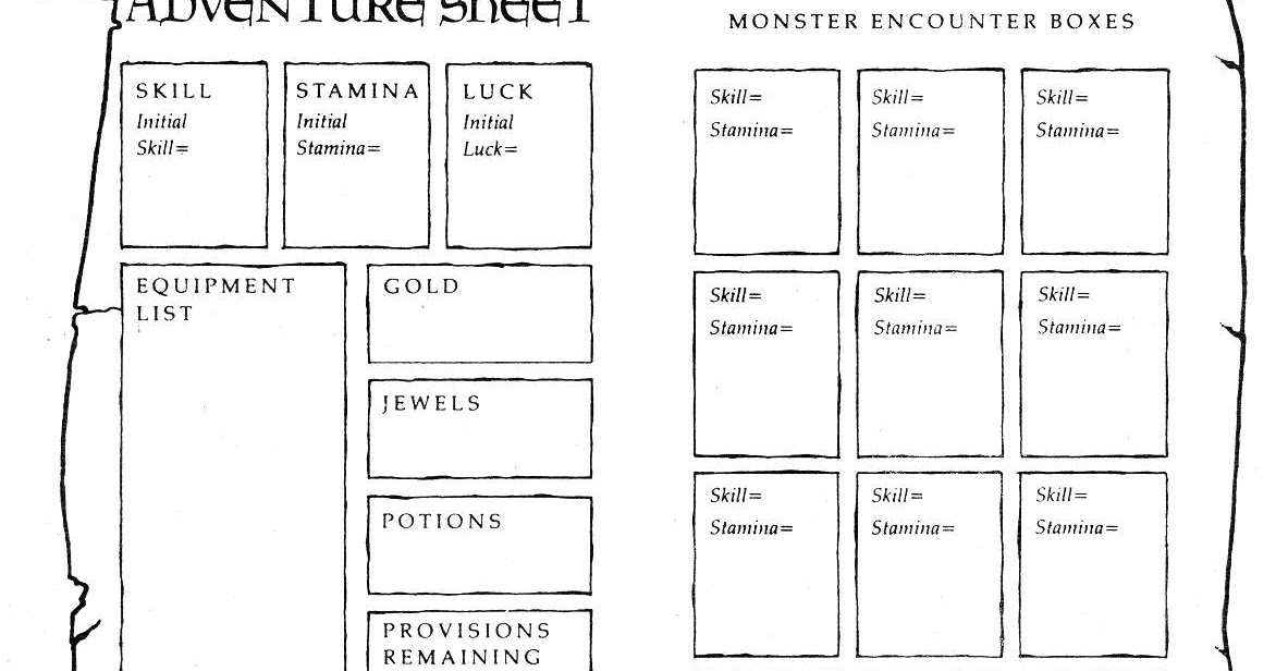 fighting fantasy books template fighting fantasy books template