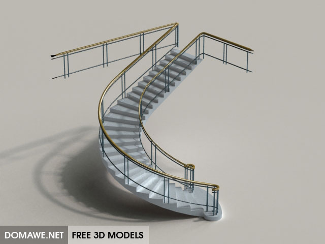 Domawe Net Stairs 3d Model Free 1