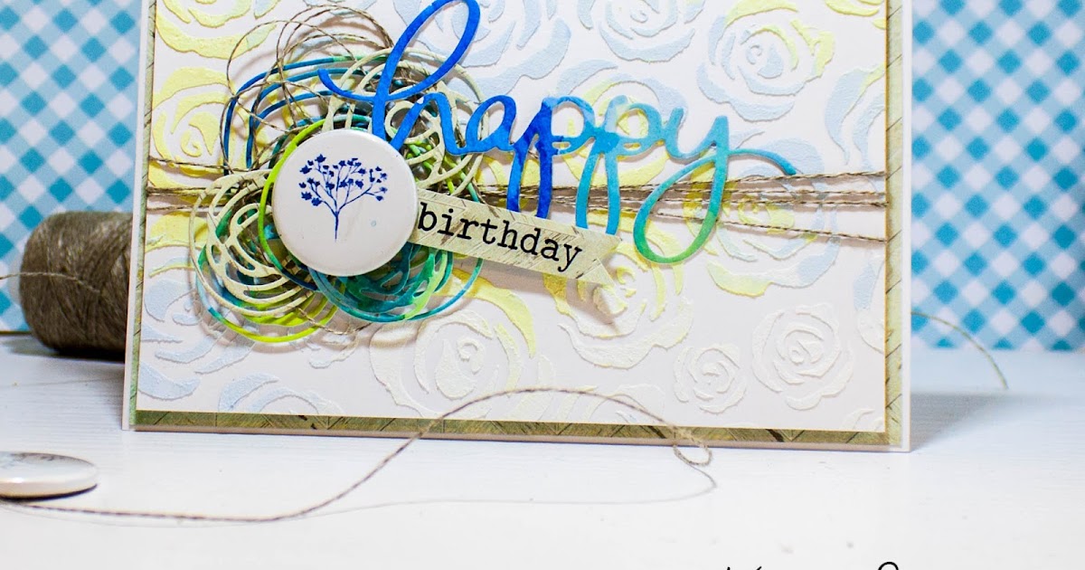 CARD Happy Birthday ... - Homy Workshop by Ksenia Phedra Li