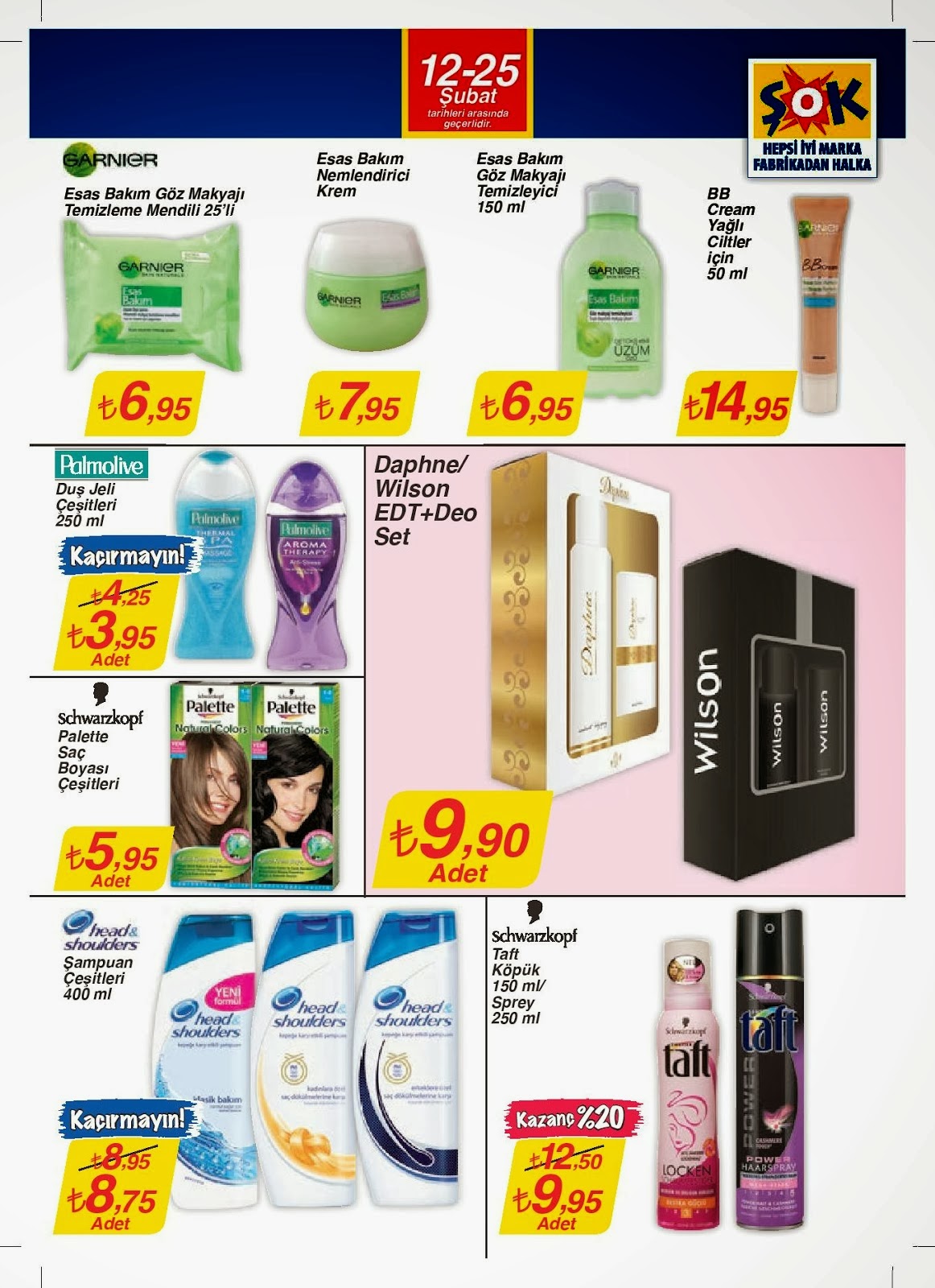 Sok Market 12 Şubat 2014 Aktüel Ürünler ve Kampanyalar Katalogu
