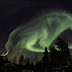 This Photographer Was Snapping The Northern Lights When Suddenly A Giant Wolf Appeared