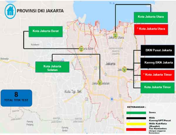 Lokasi Tes Cat BKN Propinsi DKI Jakarta Lokasi Tes Cat BKN Propinsi DKI Jakarta