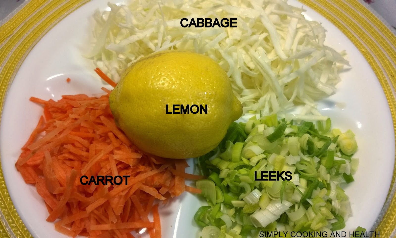 Simply Cooking and Health Fried rice with lemon juice