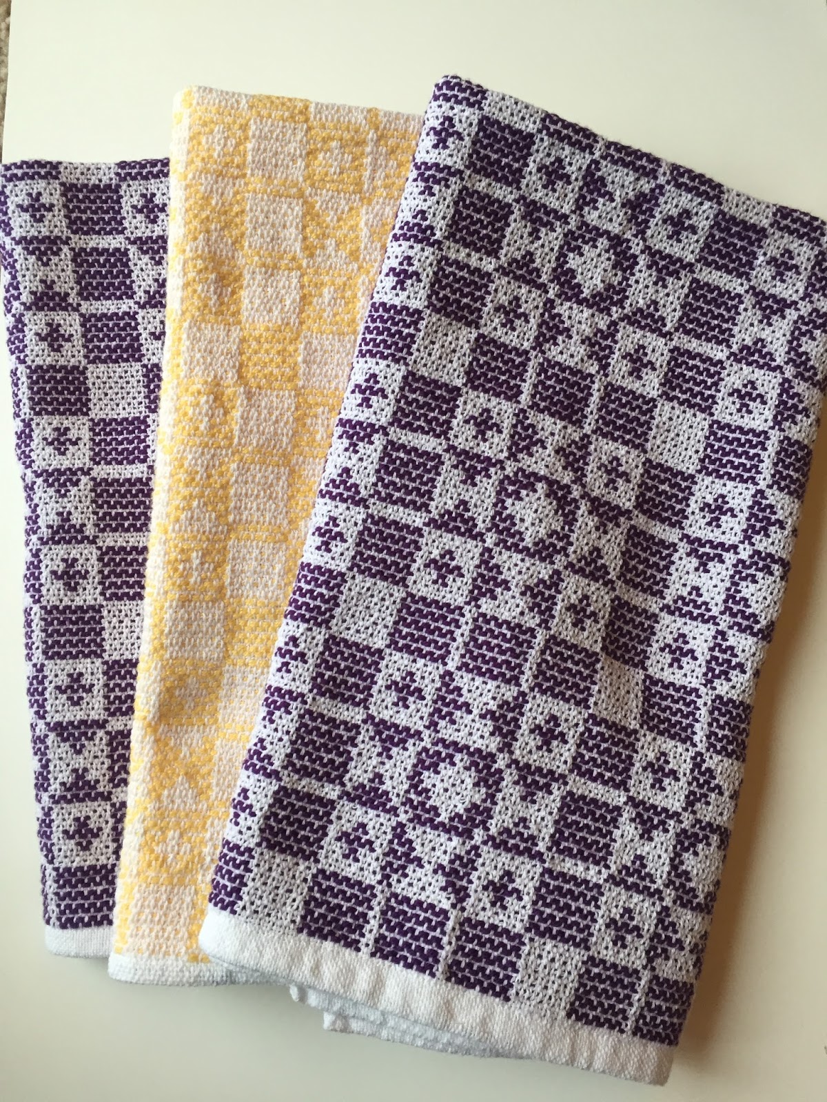 Quilt Block Towels in Summer & Winter