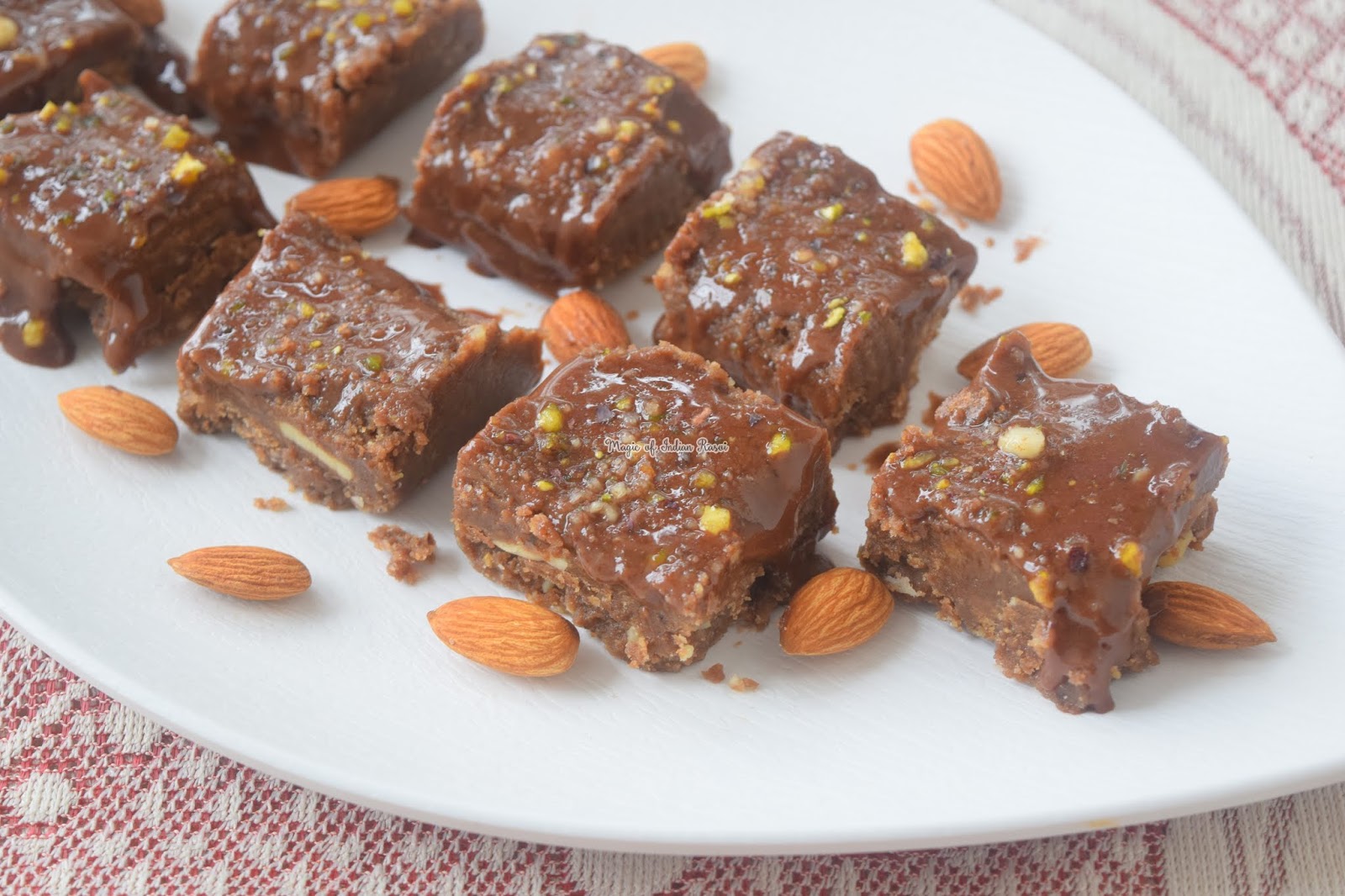 Biscuit Chocolate Fudge Recipe Magic of Indian Rasoi