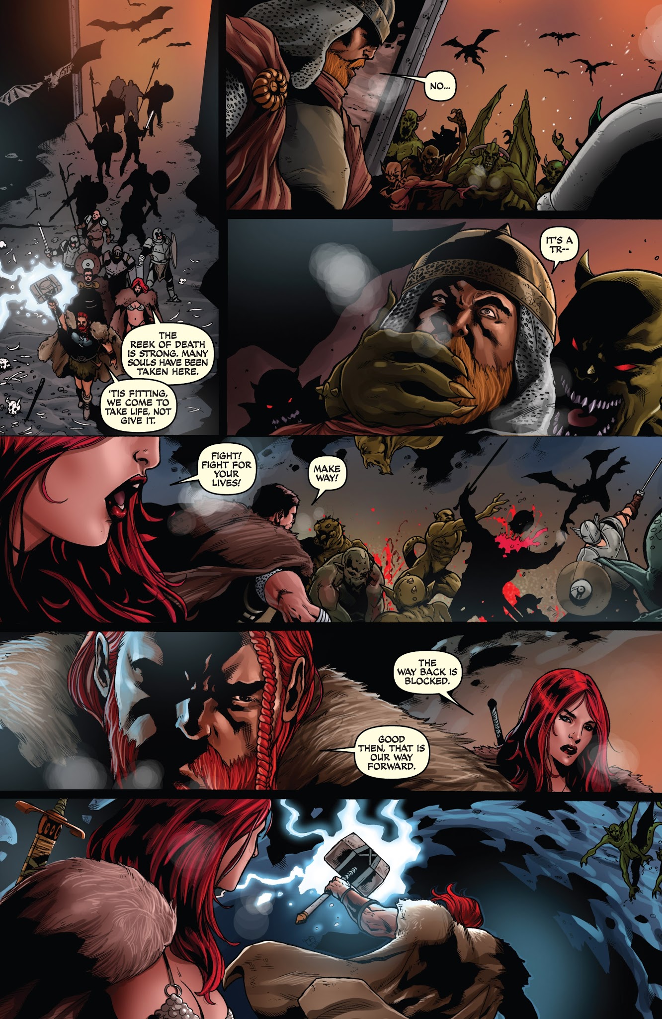 Read online Red Sonja: Revenge of the Gods comic -  Issue #4 - 12