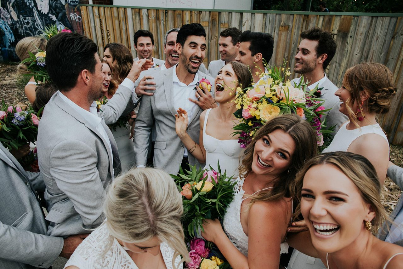 to the aisle australia | marc and gabi perth city farm wedding kate drennan photography perth real wedding australian bridal florals cake celebrant venue