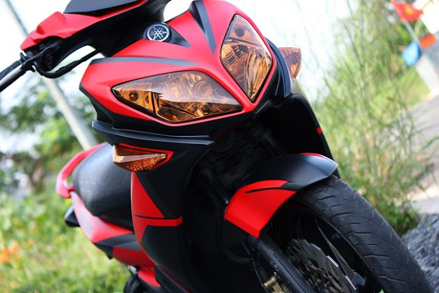 Yamaha Nouvo LX phối màu đỏ đen cực đẹp