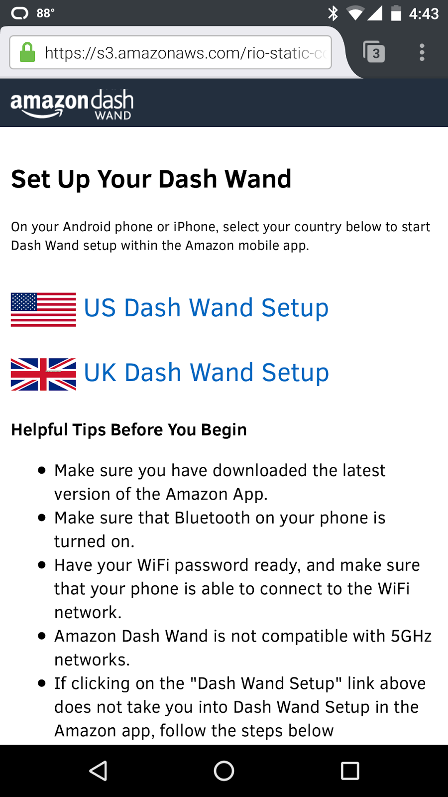 alexa wand setup