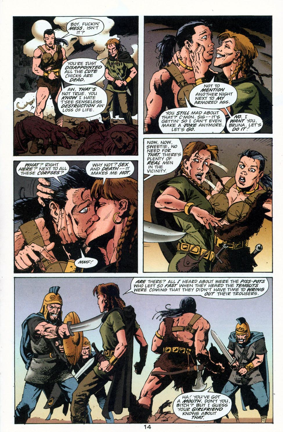 Read online Battleaxes comic -  Issue #1 - 17