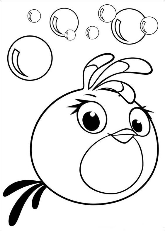 Tranh tô màu Angry Birds 09