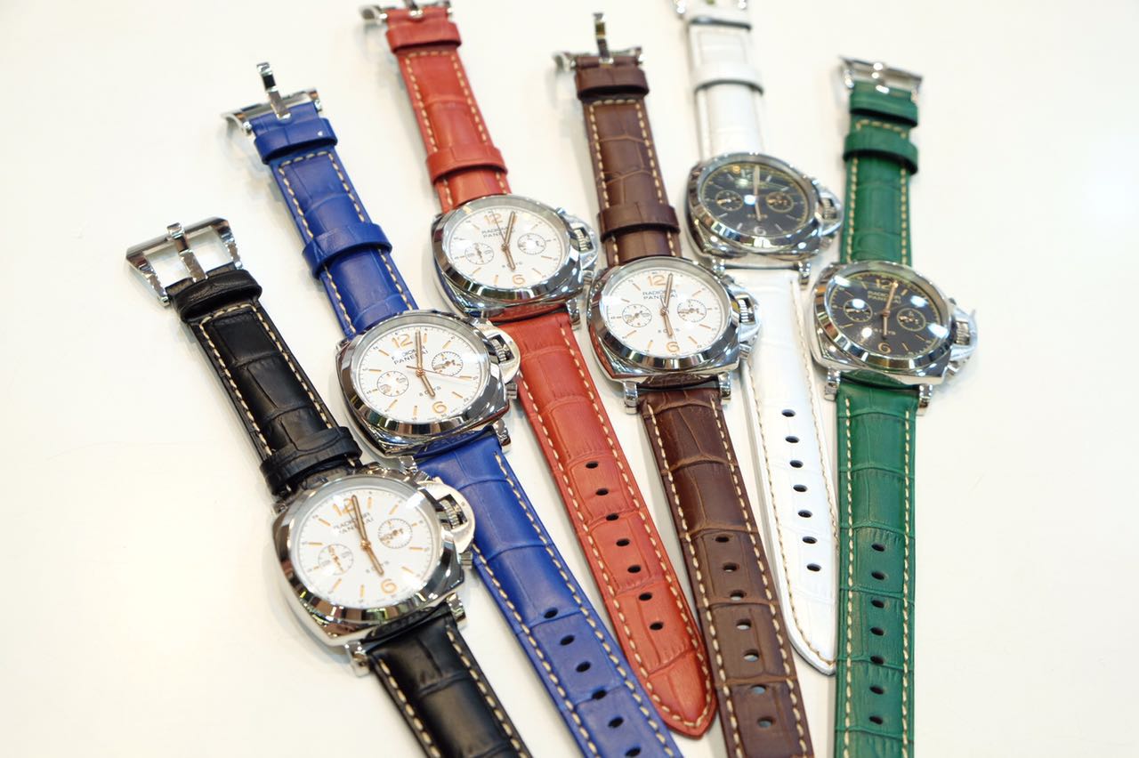 kinda kollection panerai for silver and gold hardware with crocodile embossed kinda kollection panerai for silver and gold hardware with crocodile embossed