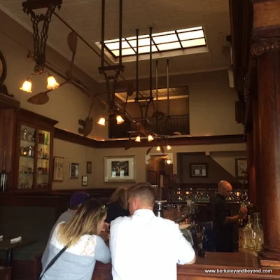 interior of Comstock Saloon in San Francisco, California