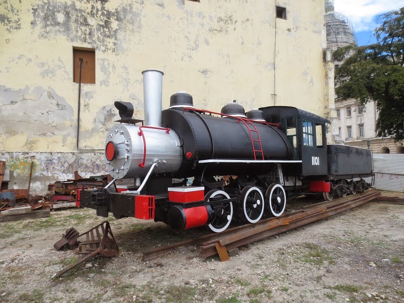 Cuban Cigars, Culture & Lifestyle Train Junkyard (Havana) Jan.2014