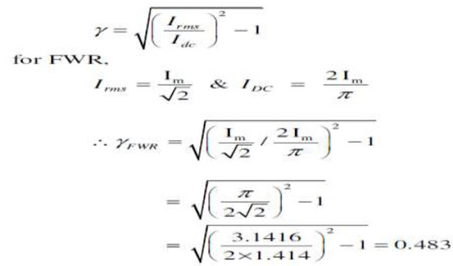 Full Wave Rectifier Ripple Factor Derivation full-wave-rectifier-ripple-factor-derivation