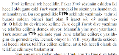 Göktürkçe Türk