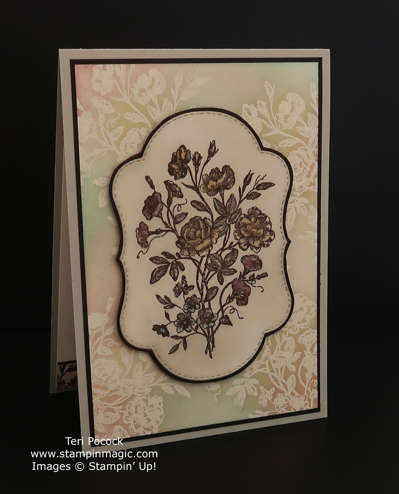 Stampin' Up! UK Demonstrator Teri Pocock Very Vintage Hostess