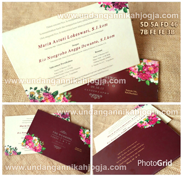 Vintage Single Hardcover undangan nikah jogja UU02