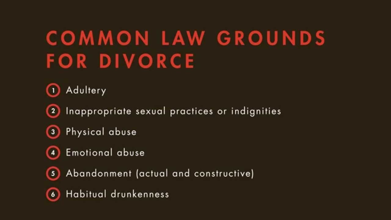 Grounds for divorce