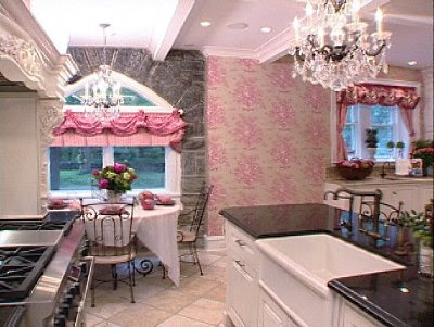 Decoração da Cozinha em cor de rosa