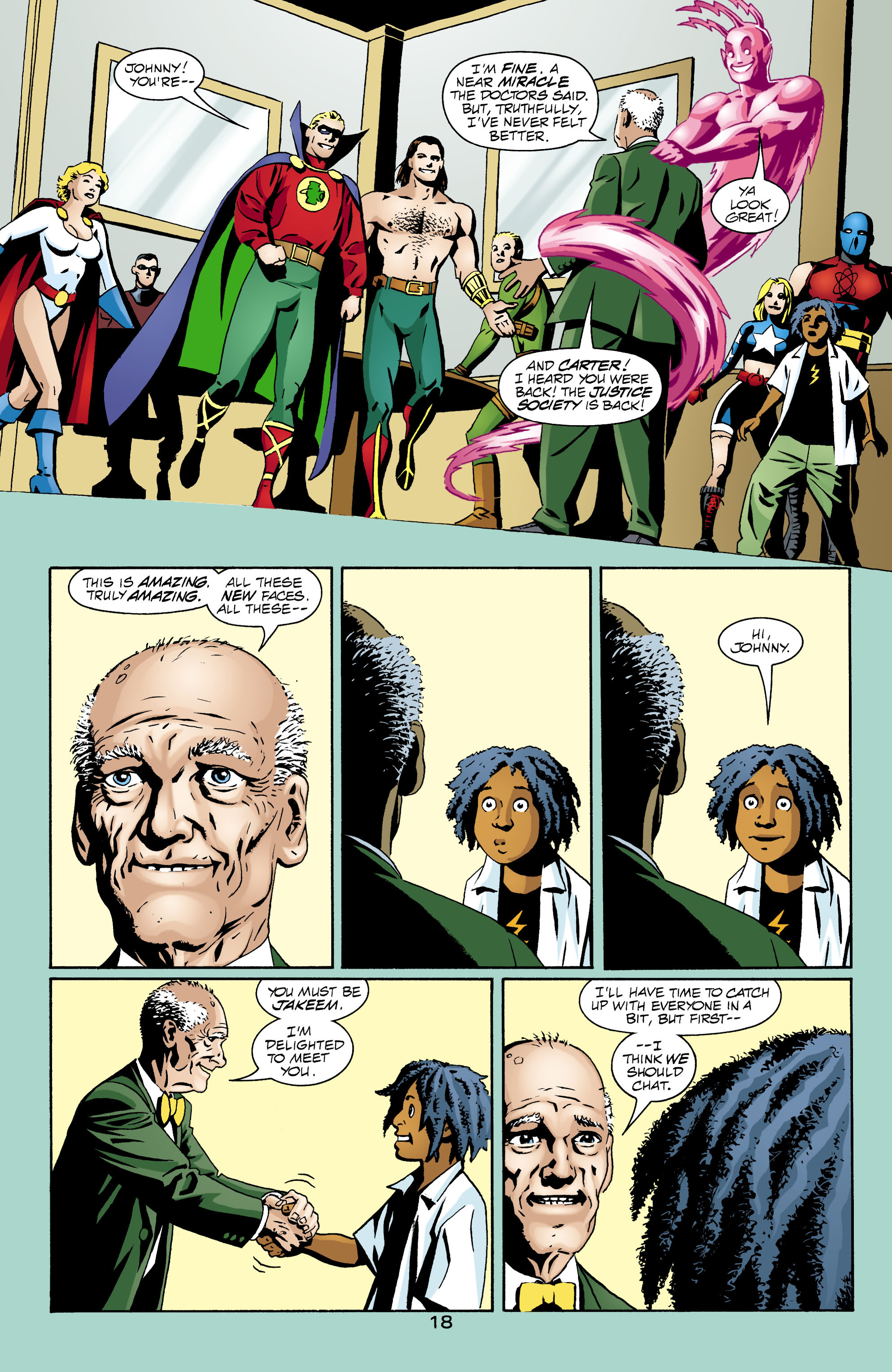 Read online JSA (1999) comic -  Issue #32 - 18