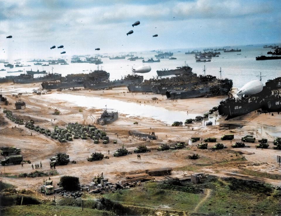 День Д (D-Day) в цвете