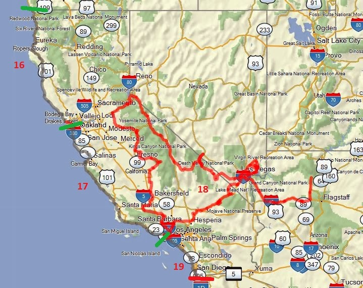 Route | 122 Grad West