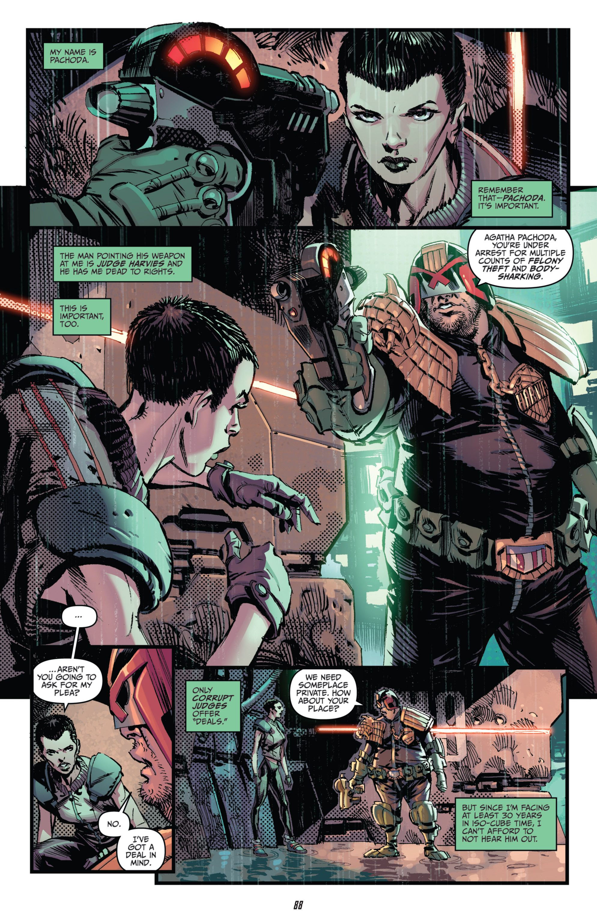 Read online Judge Dredd (2012) comic -  Issue # _TPB 4 - 82