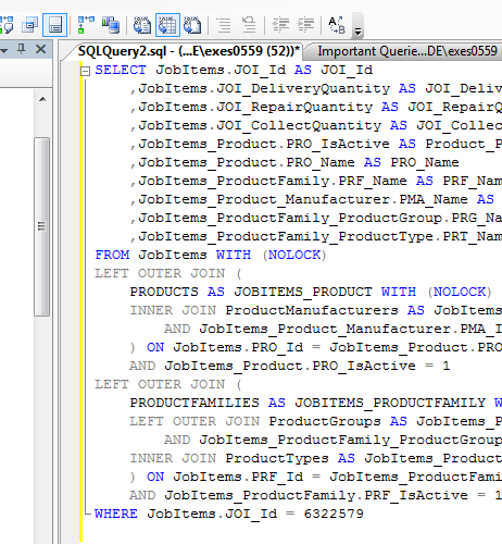 Formatear queries en SQL Management Studio - Juan Pallarès Garbí