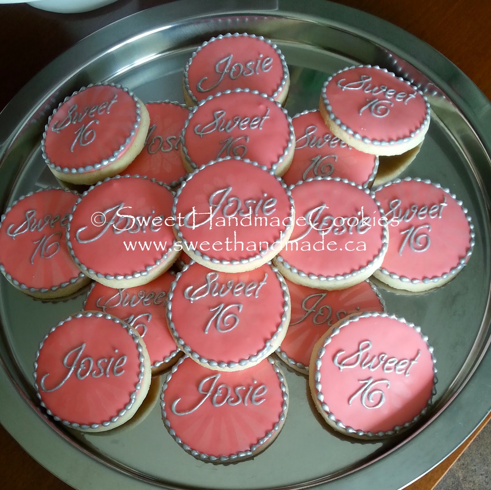 Sweet Handmade Cookies Sweet 16 Cookies