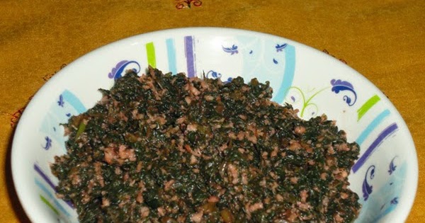 Vidyas Veg Recipes: Kempu harive soppu upkari Recipe - Amaranth leaves ...