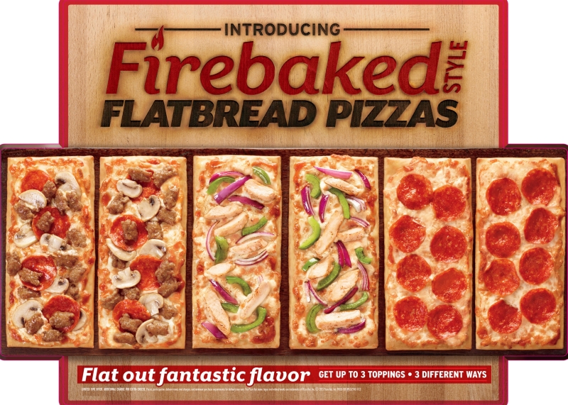 News Pizza Hut New Firebaked Style Flatbread Pizzas