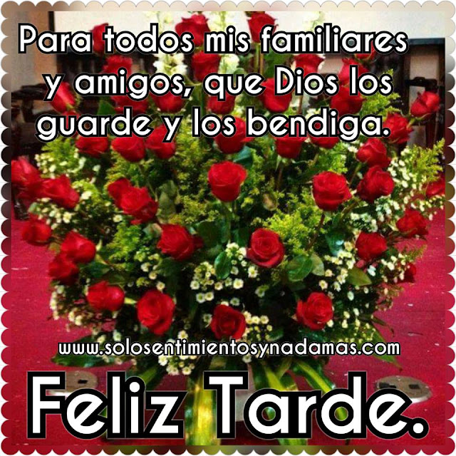 Feliz tarde.