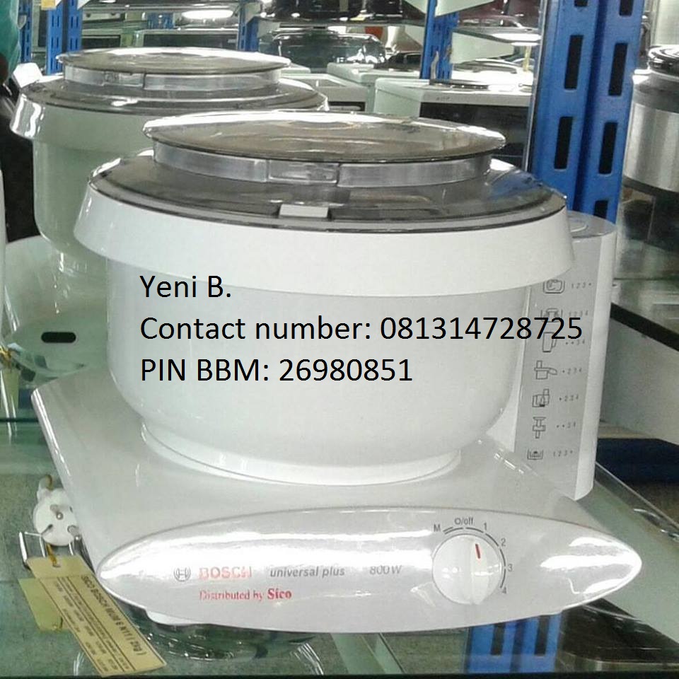 Alat Rumah Tangga PT SICO Mixer Bosch SICO ( Membuat donat, roti dan bakpao serta adonan lain