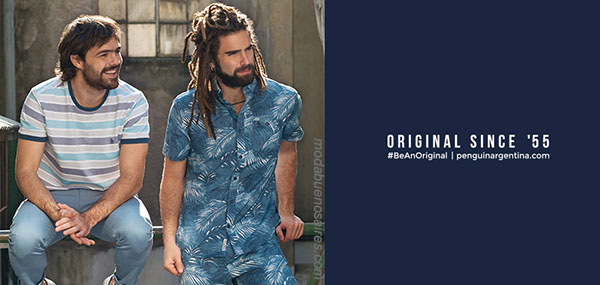 MODA OTOÑO INVIERNO 2020 ARGENTINA - Moda y Tendencias en Buenos Aires : MODA PARA HOMBRES 2018: ESTILO CLÁSICO Y URBANO EN CHOMBAS, BERMUDAS Y CAMISAS PENGUIN PRIMAVERA VERANO 2018