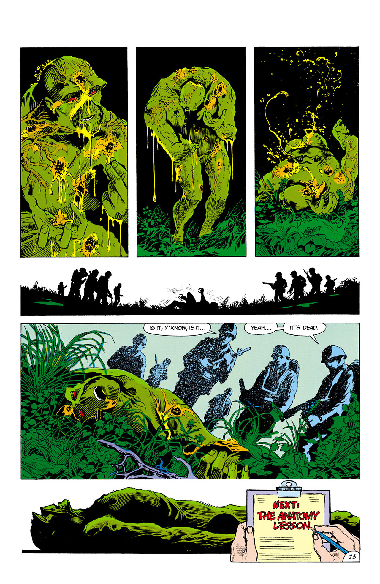 Read online Swamp Thing (1982) comic -  Issue #20 - 22
