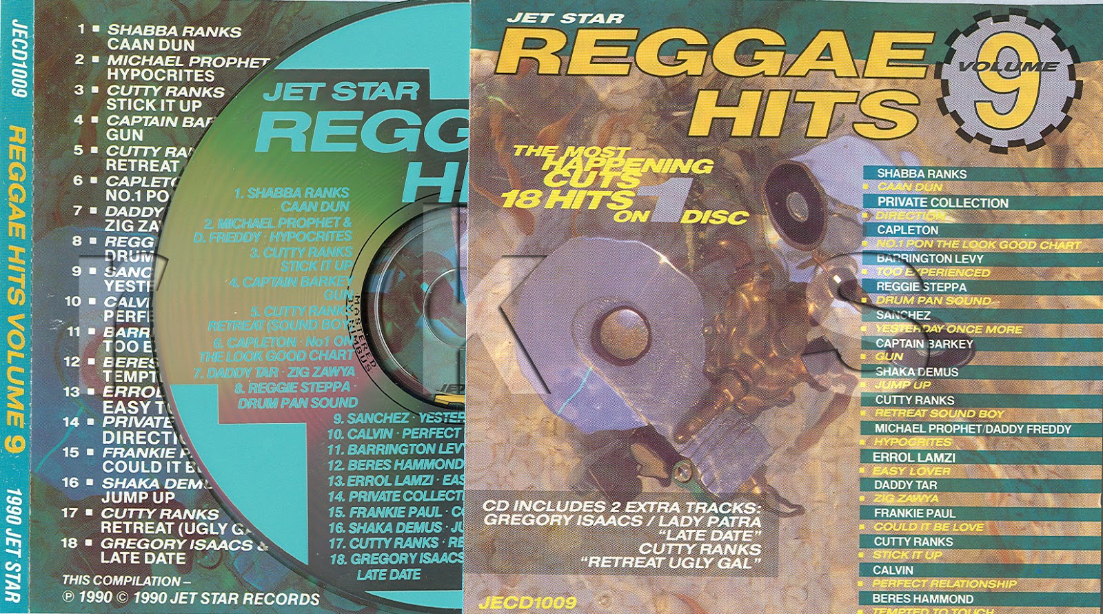 Reggie Stepper - Drum Pan Sound. Cutty Ranks. Planet Hits Vol. 01-50.