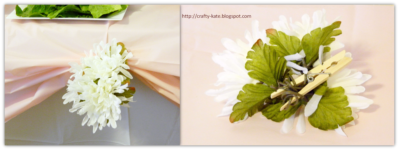 Crafty Kate Baptism Luncheon Decor