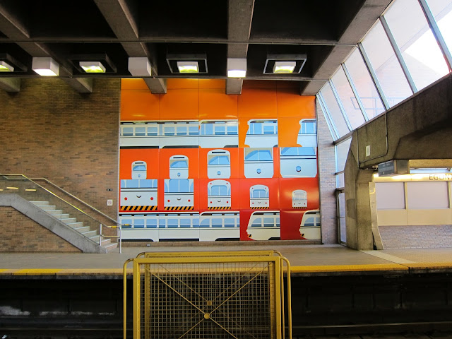 Summertime Streetcar by Gerald Zeldin at Eglinton West