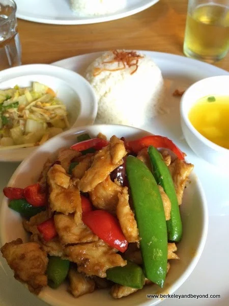 lemon grass chicken at Royal Rangoon in Berkeley, California