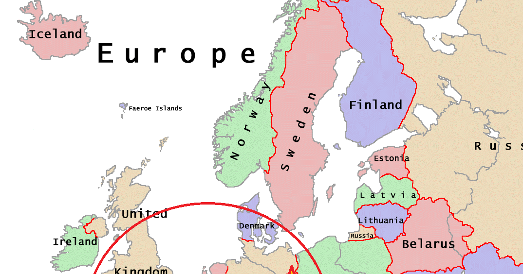 Mapa Europa Holanda | Mapa