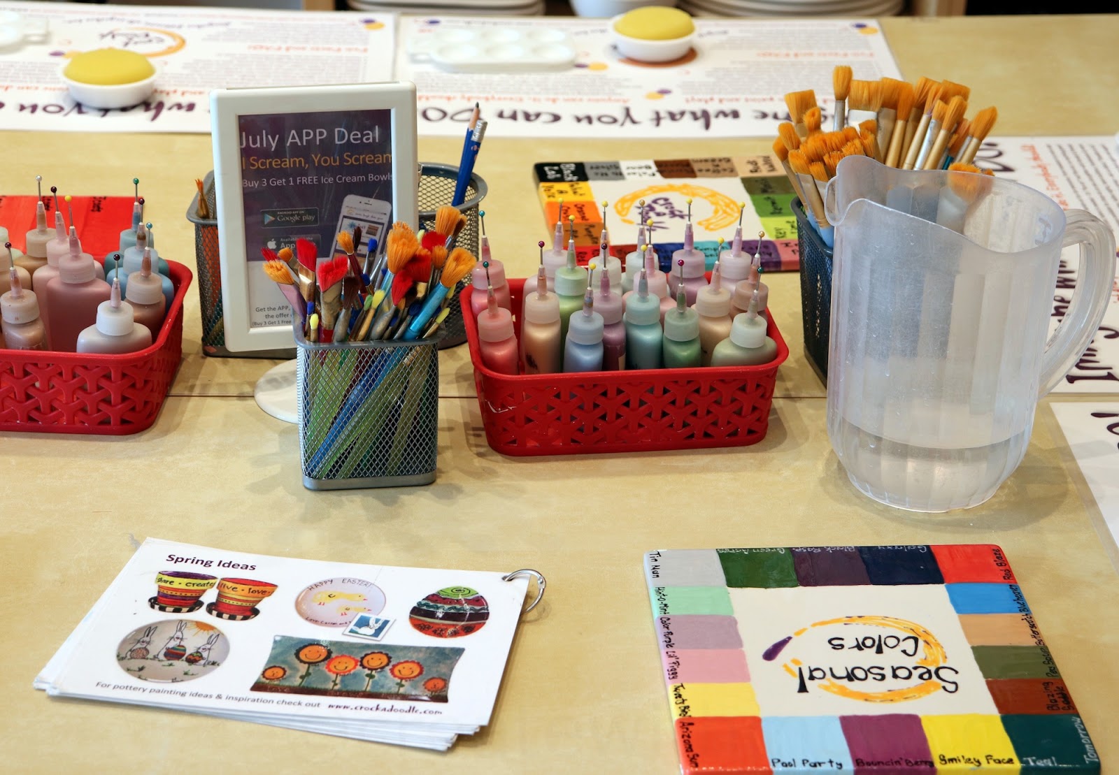 Create With Mom Pottery Painting at Crock a Doodle