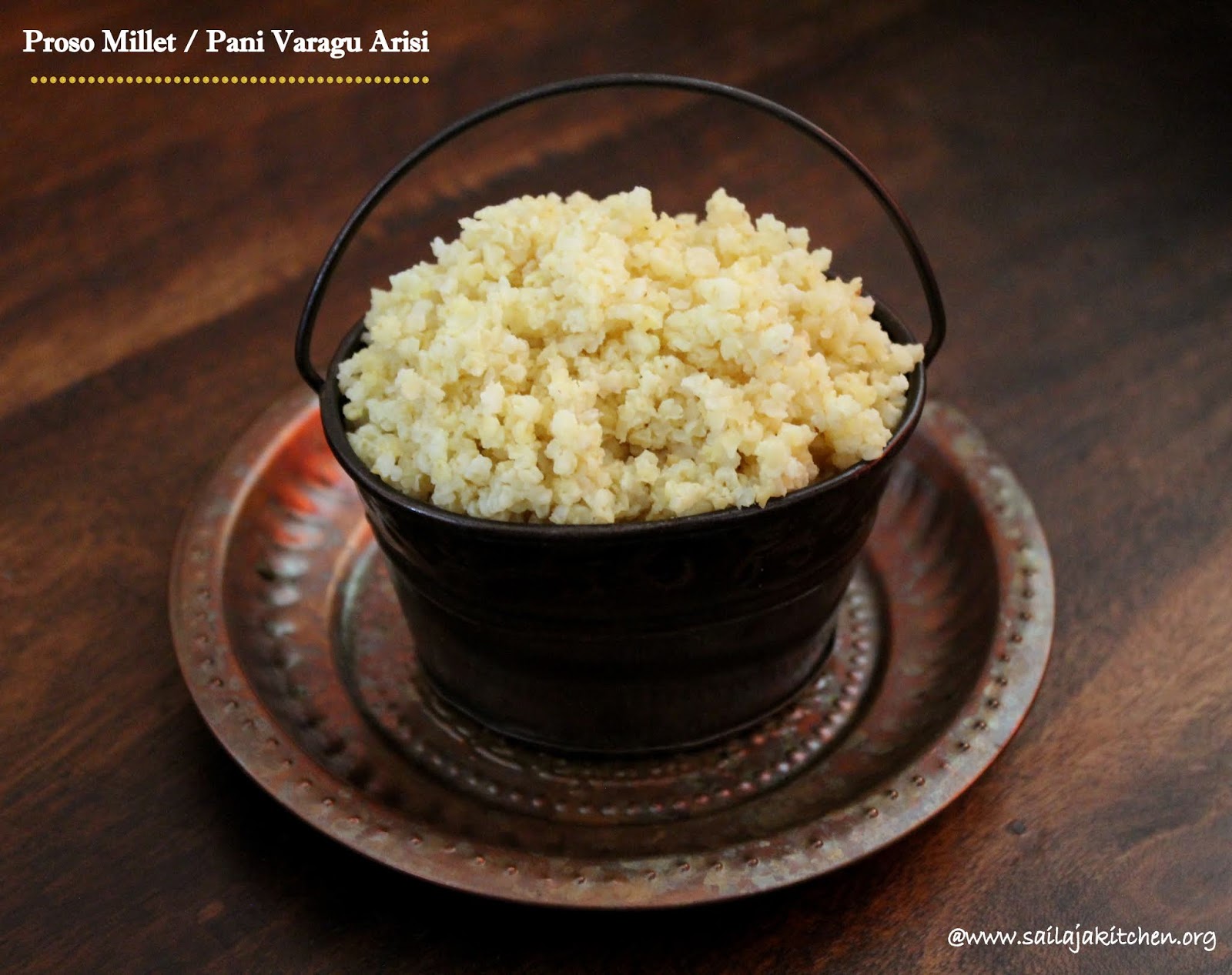 Sailaja Kitchen...A site for all food lovers! How to cook Pani Varagu